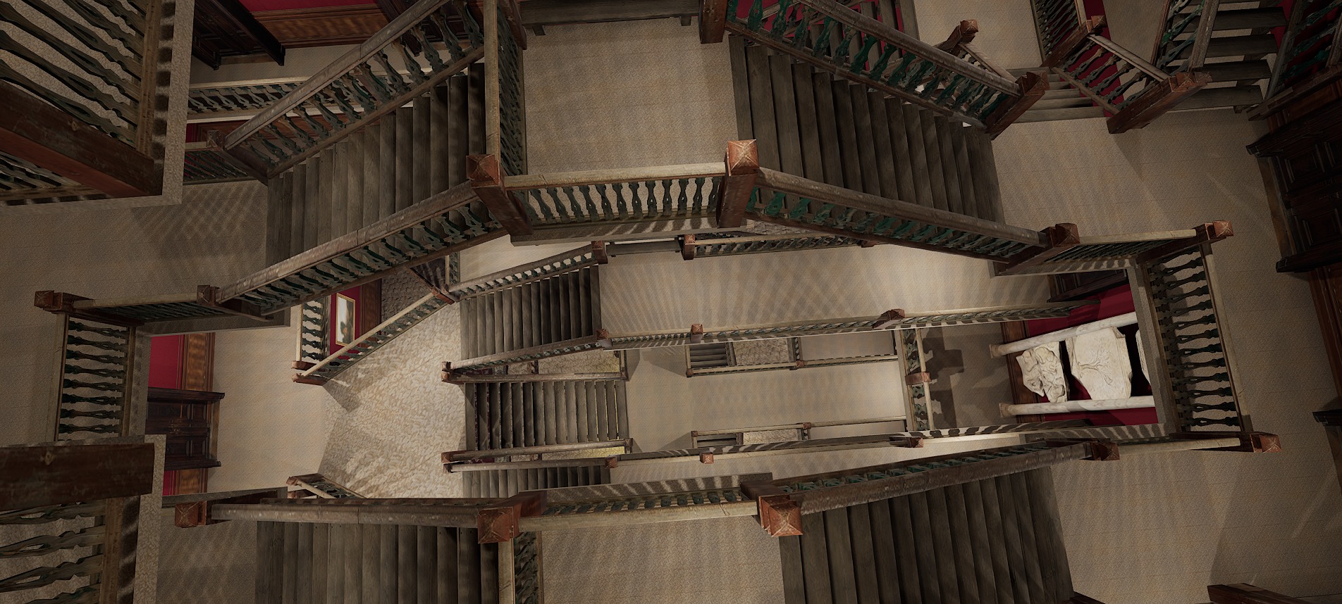 Victorian Elite Hotel 10 Storey 3D model_42