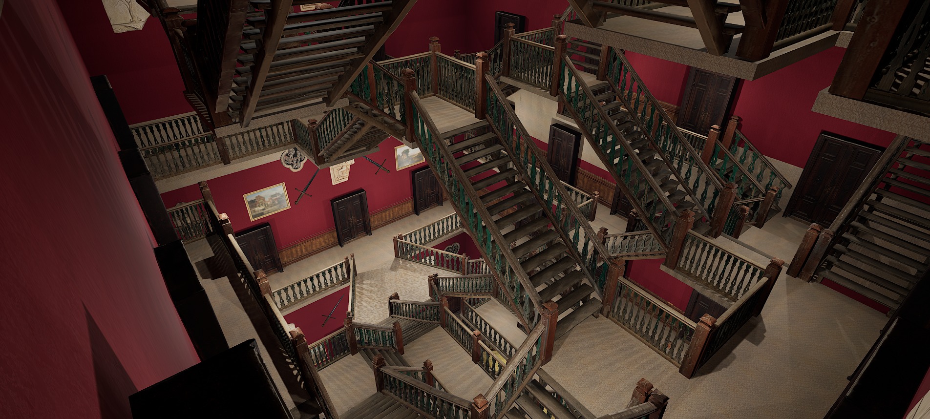 Victorian Elite Hotel 10 Storey 3D model_47