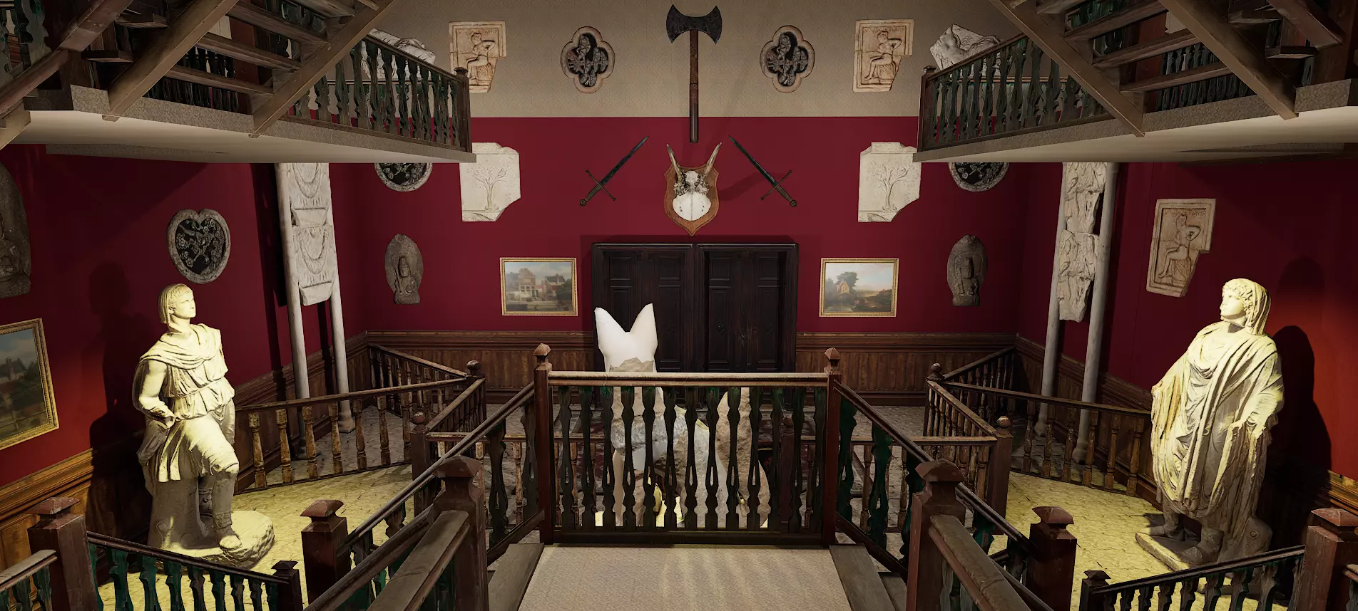 Victorian Elite Hotel 10 Storey 3D model_0