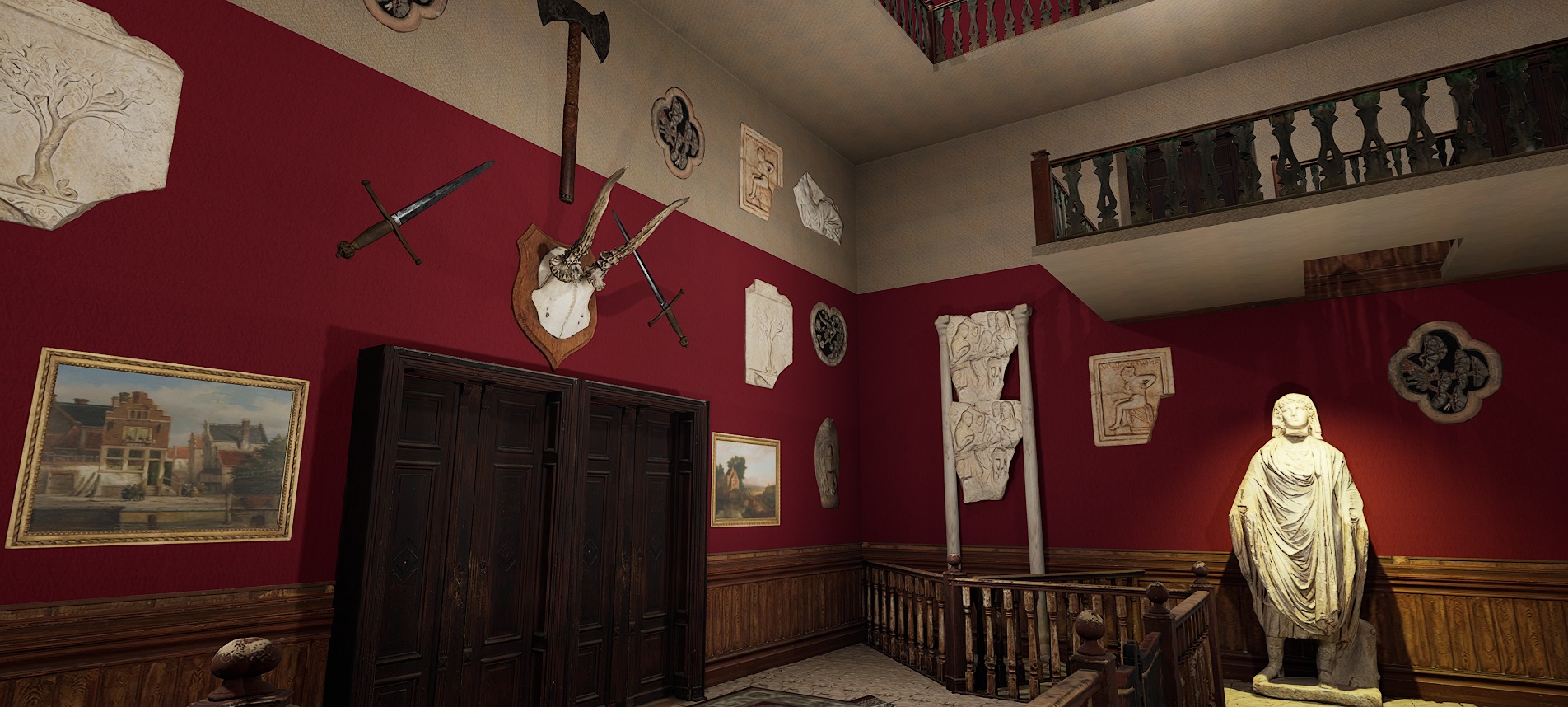 Victorian Elite Hotel 10 Storey 3D model_4