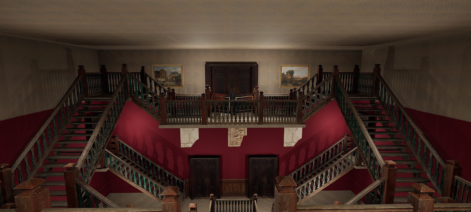 Victorian Elite Hotel 10 Storey 3D model_44