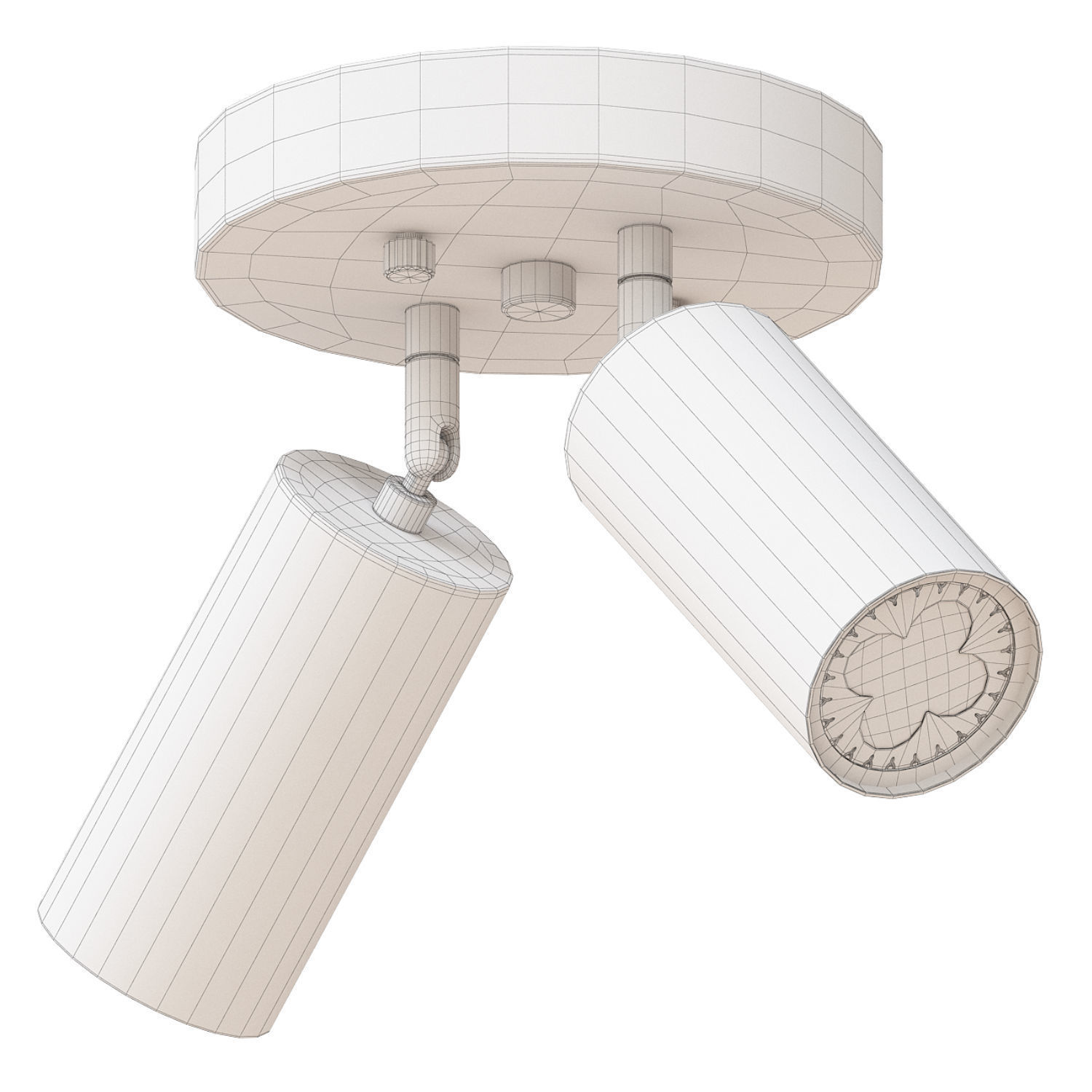 Spot light 3D model_2