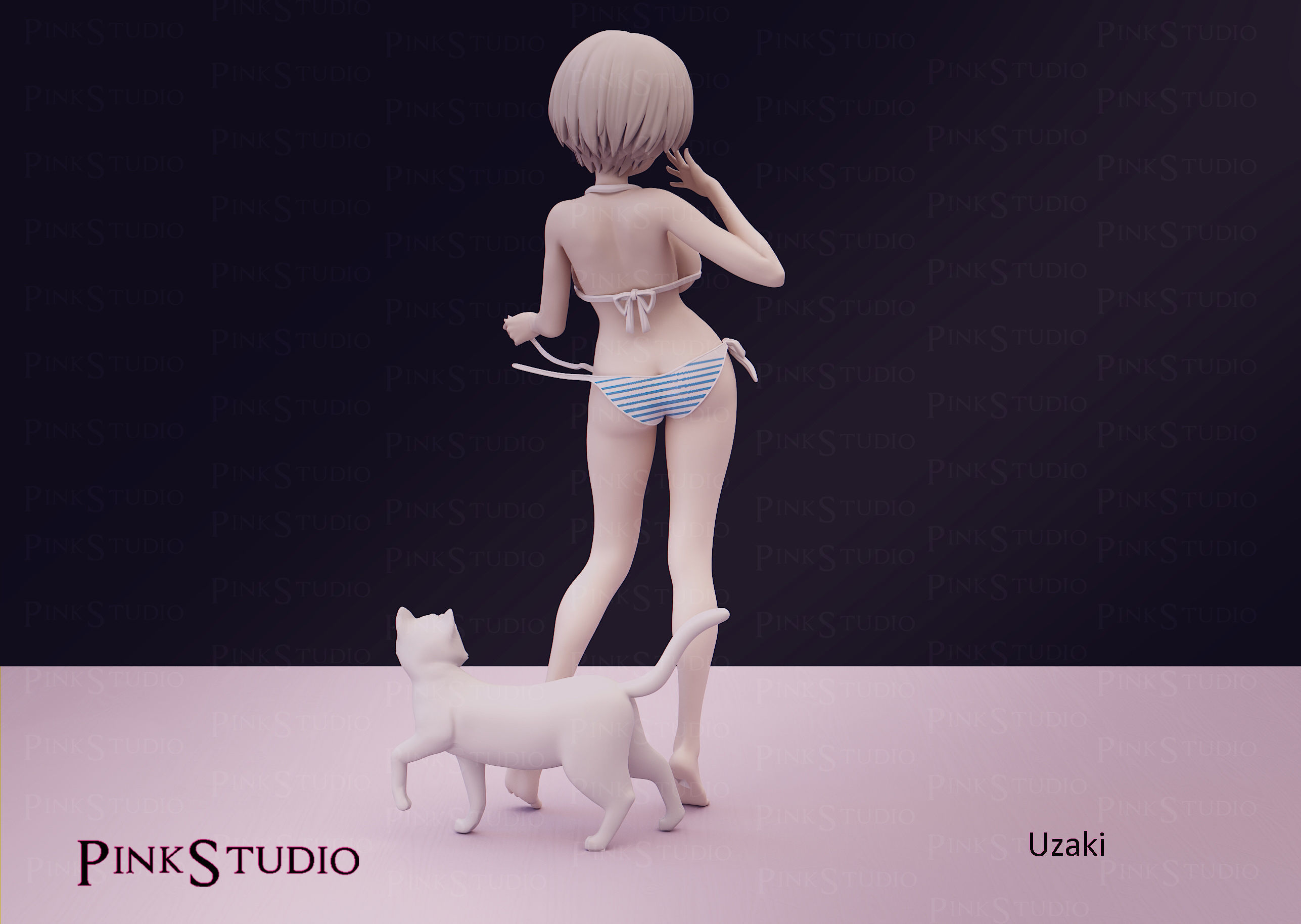 Uzaki-chan Wants to Hang Out - Hana Uzaki 3D print model_2