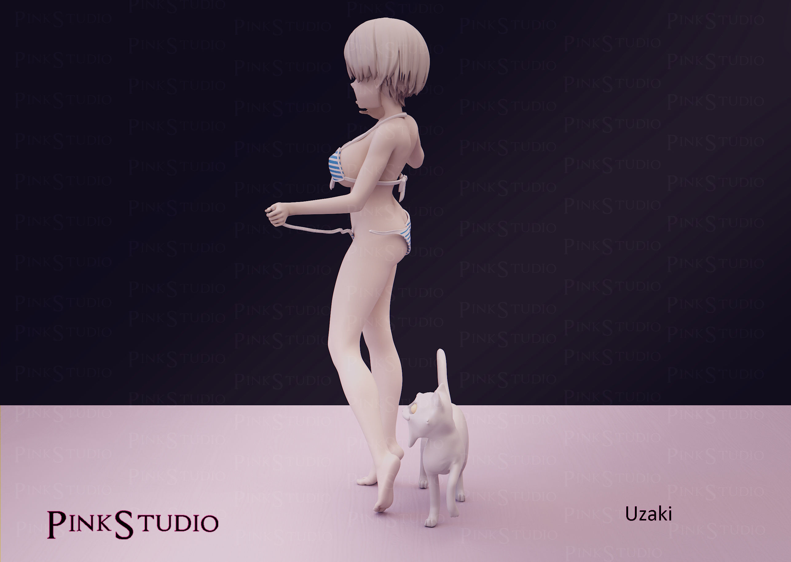 Uzaki-chan Wants to Hang Out - Hana Uzaki 3D print model_6