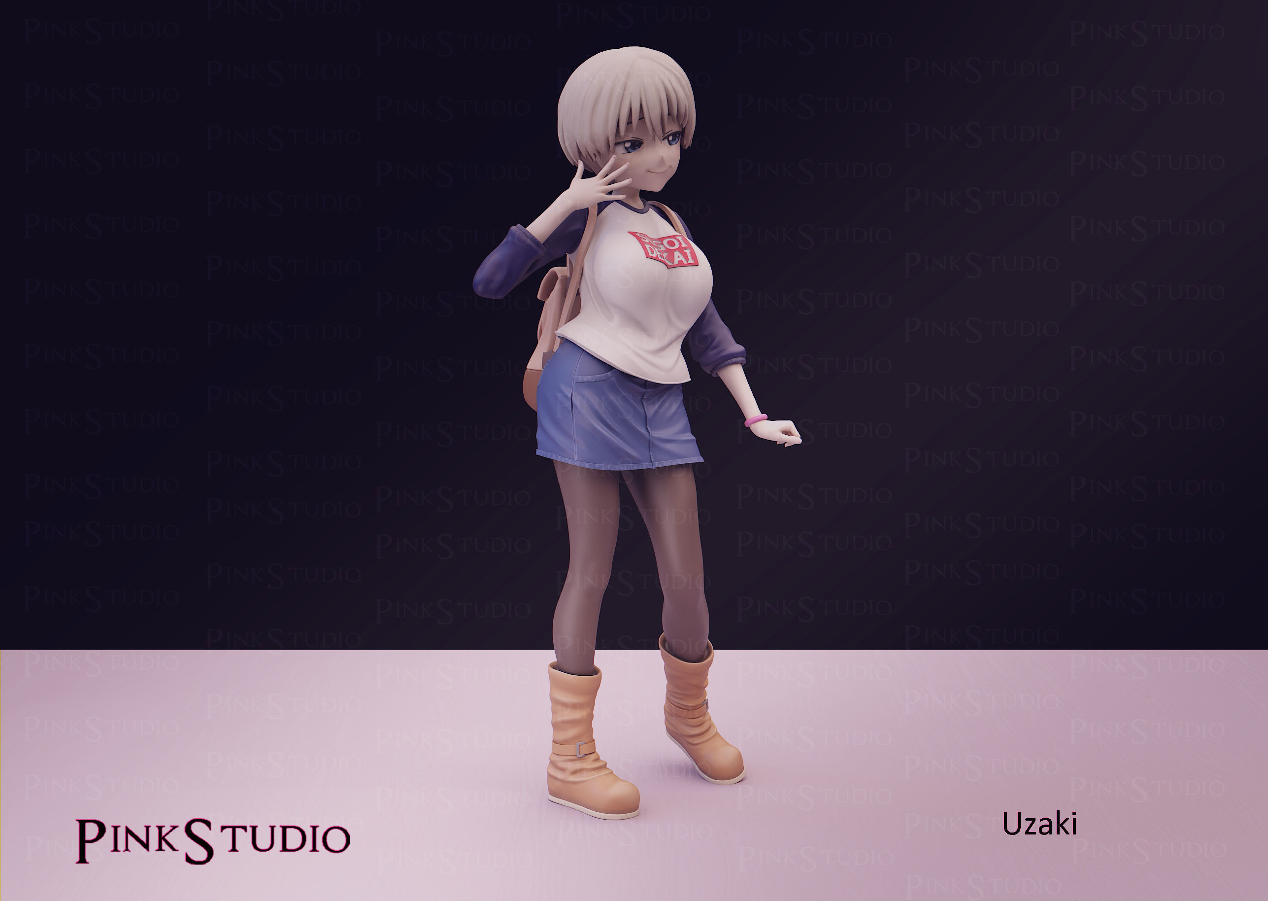 Uzaki-chan Wants to Hang Out - Hana Uzaki 3D print model_16