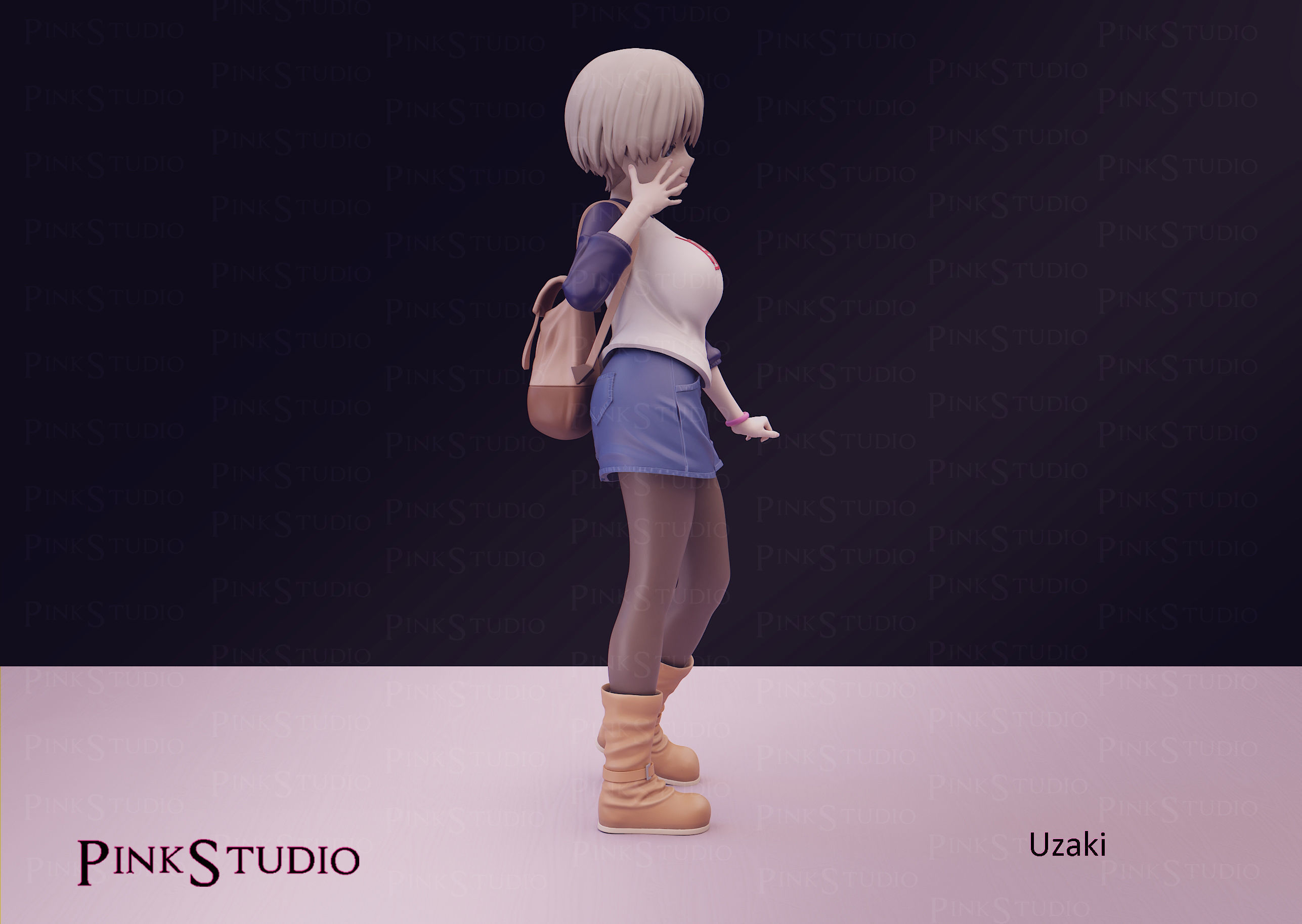 Uzaki-chan Wants to Hang Out - Hana Uzaki 3D print model_18