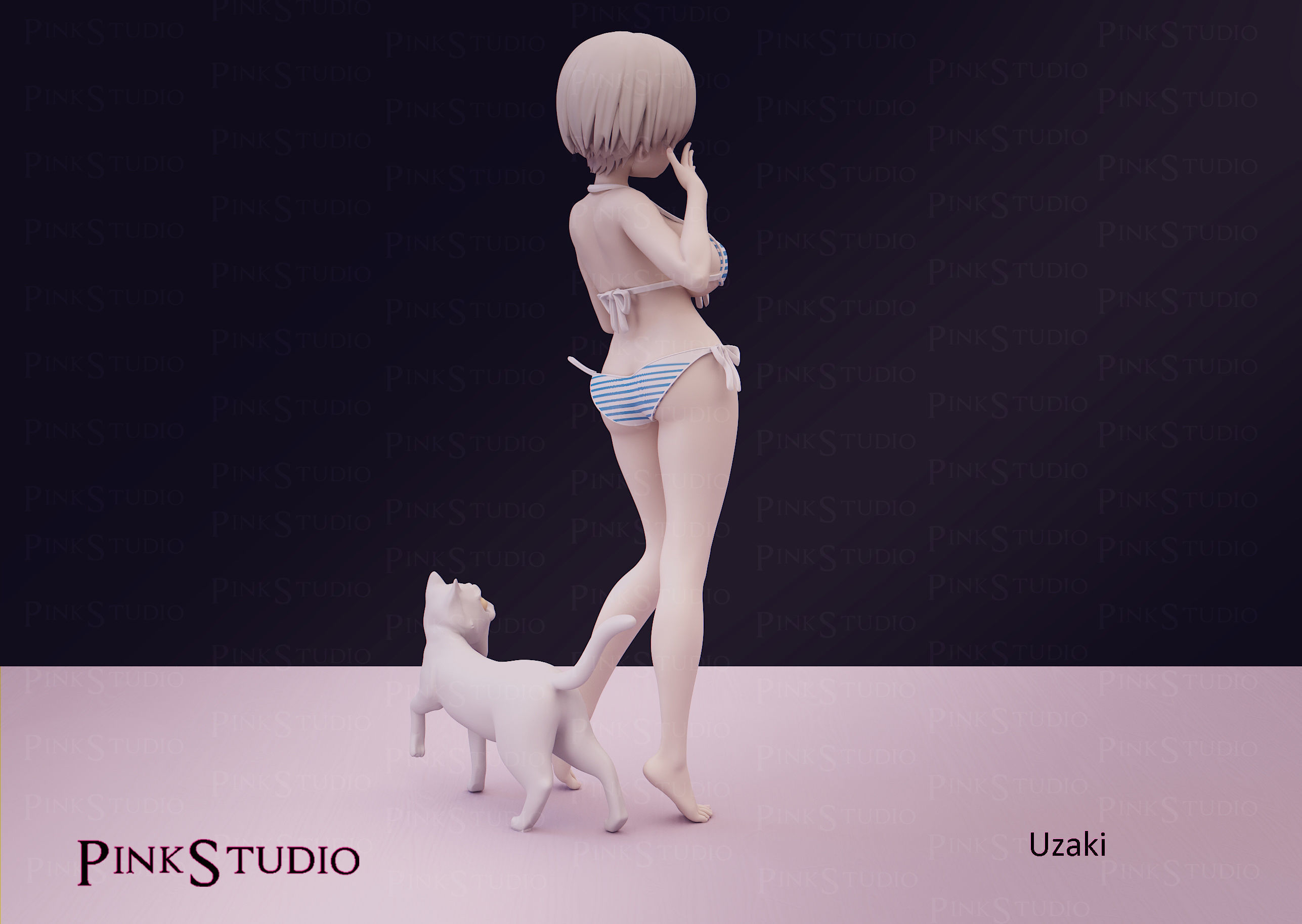 Uzaki-chan Wants to Hang Out - Hana Uzaki 3D print model_21