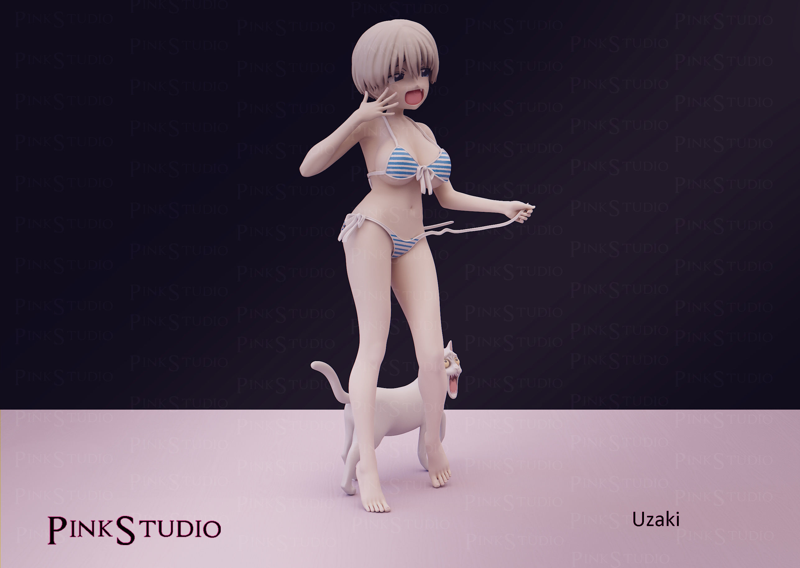 Uzaki-chan Wants to Hang Out - Hana Uzaki 3D print model_17