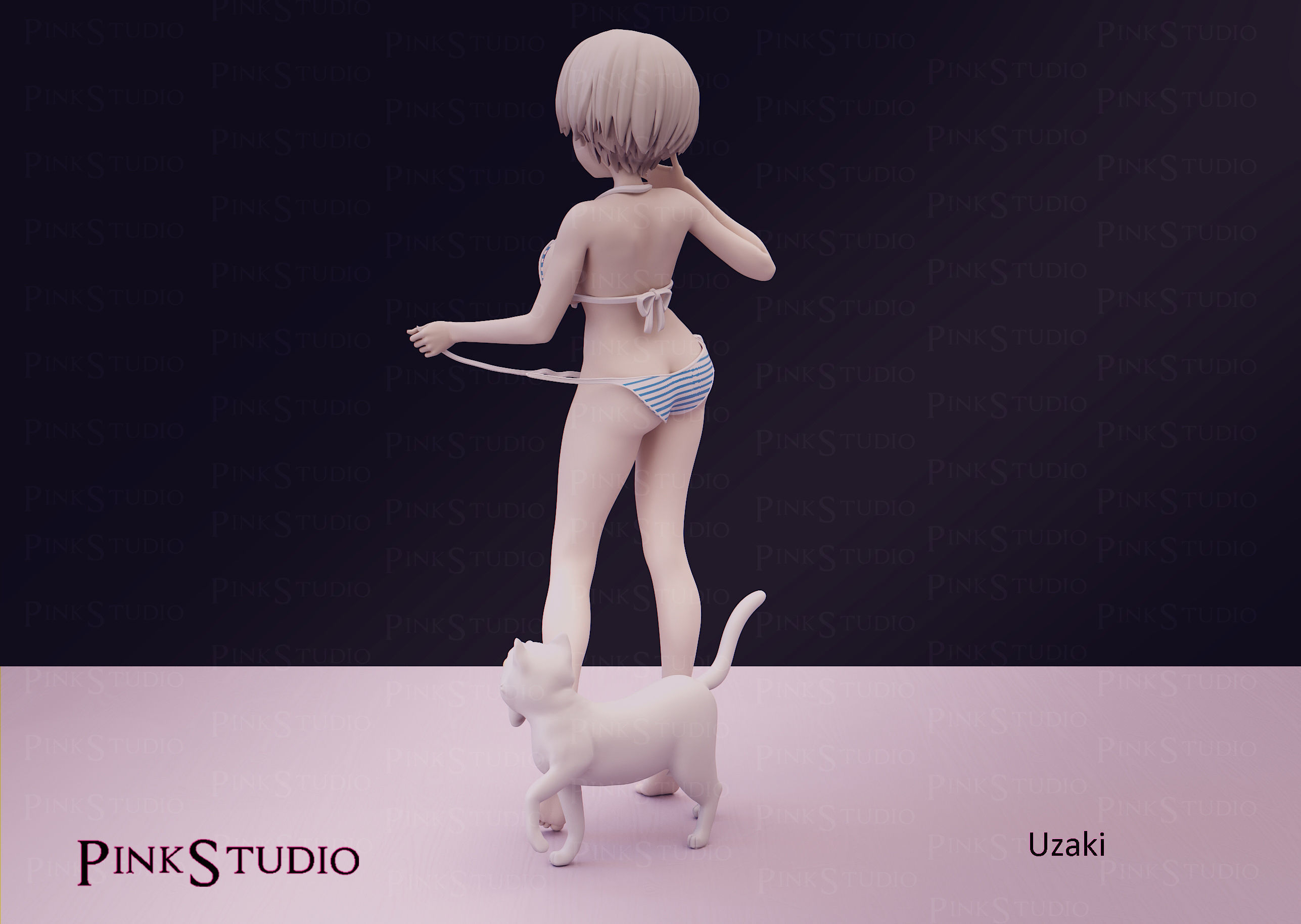 Uzaki-chan Wants to Hang Out - Hana Uzaki 3D print model_4