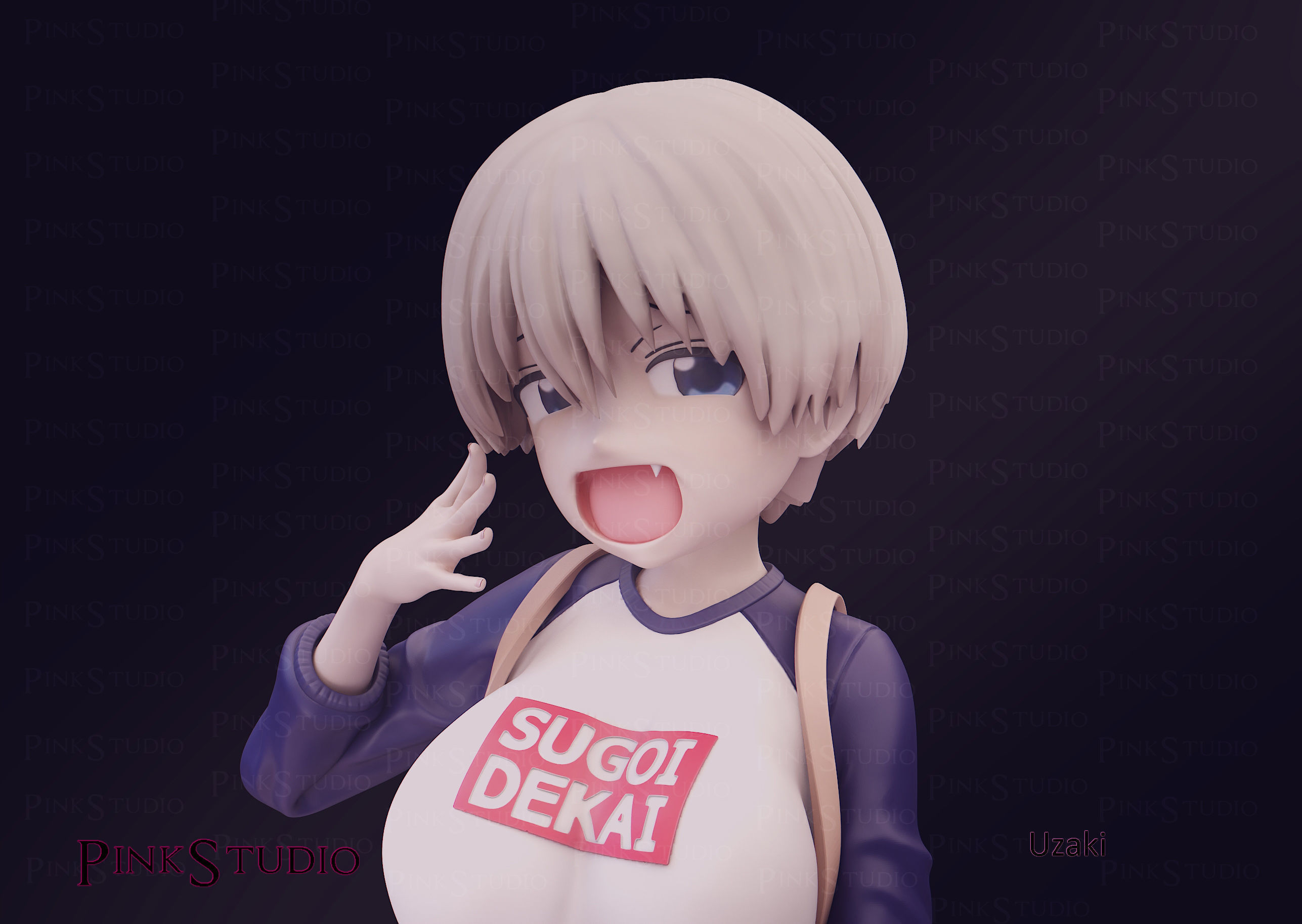 Uzaki-chan Wants to Hang Out - Hana Uzaki 3D print model_10