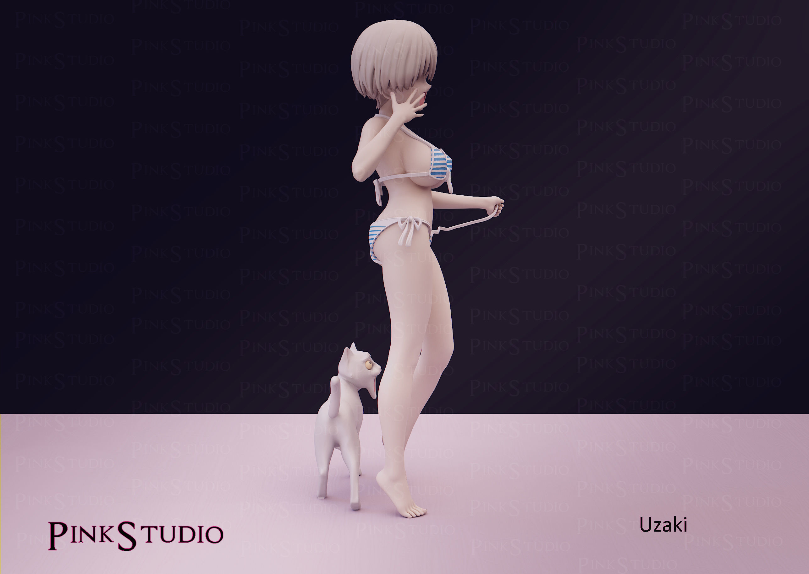 Uzaki-chan Wants to Hang Out - Hana Uzaki 3D print model_19