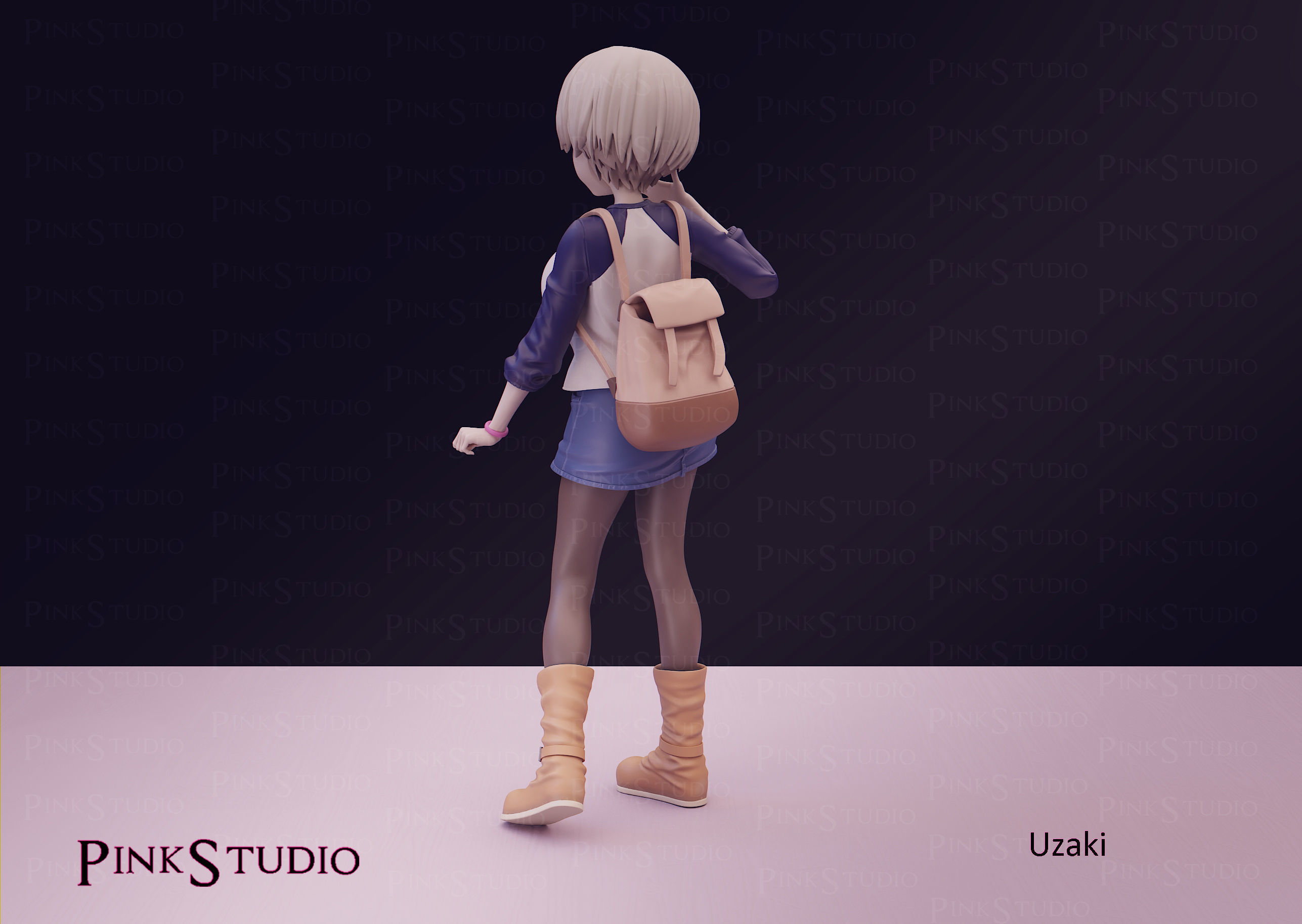 Uzaki-chan Wants to Hang Out - Hana Uzaki 3D print model_3