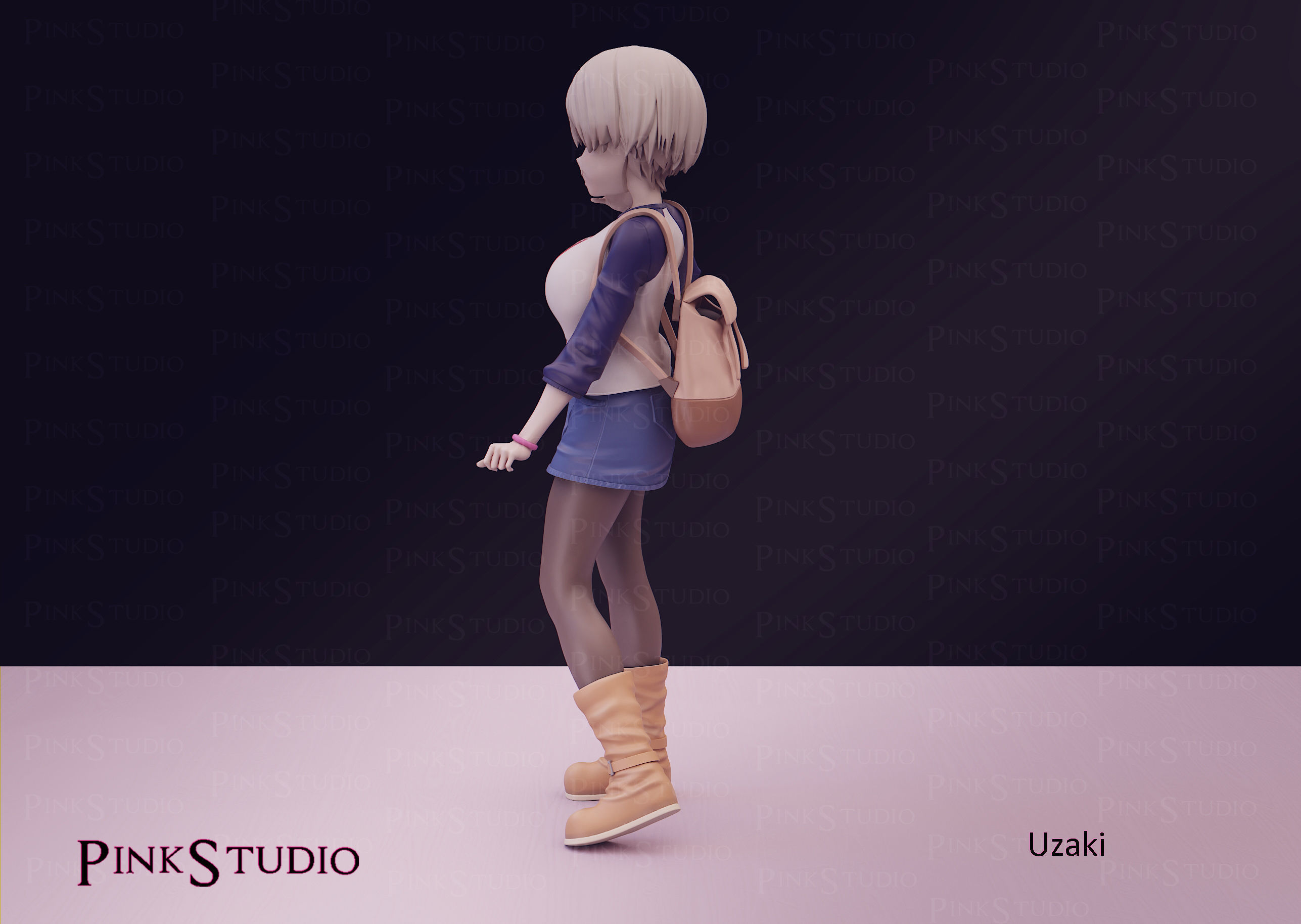 Uzaki-chan Wants to Hang Out - Hana Uzaki 3D print model_5