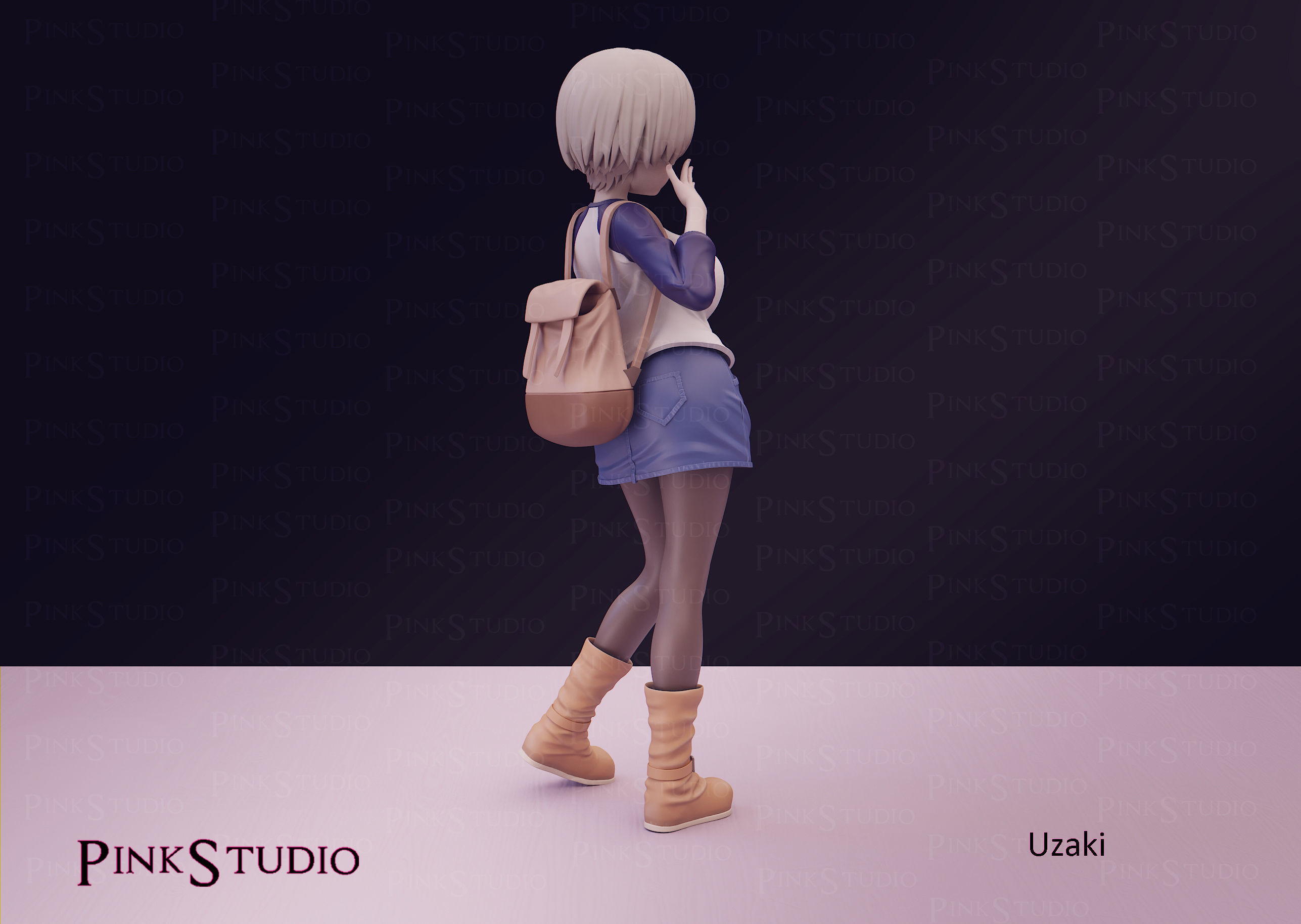 Uzaki-chan Wants to Hang Out - Hana Uzaki 3D print model_20