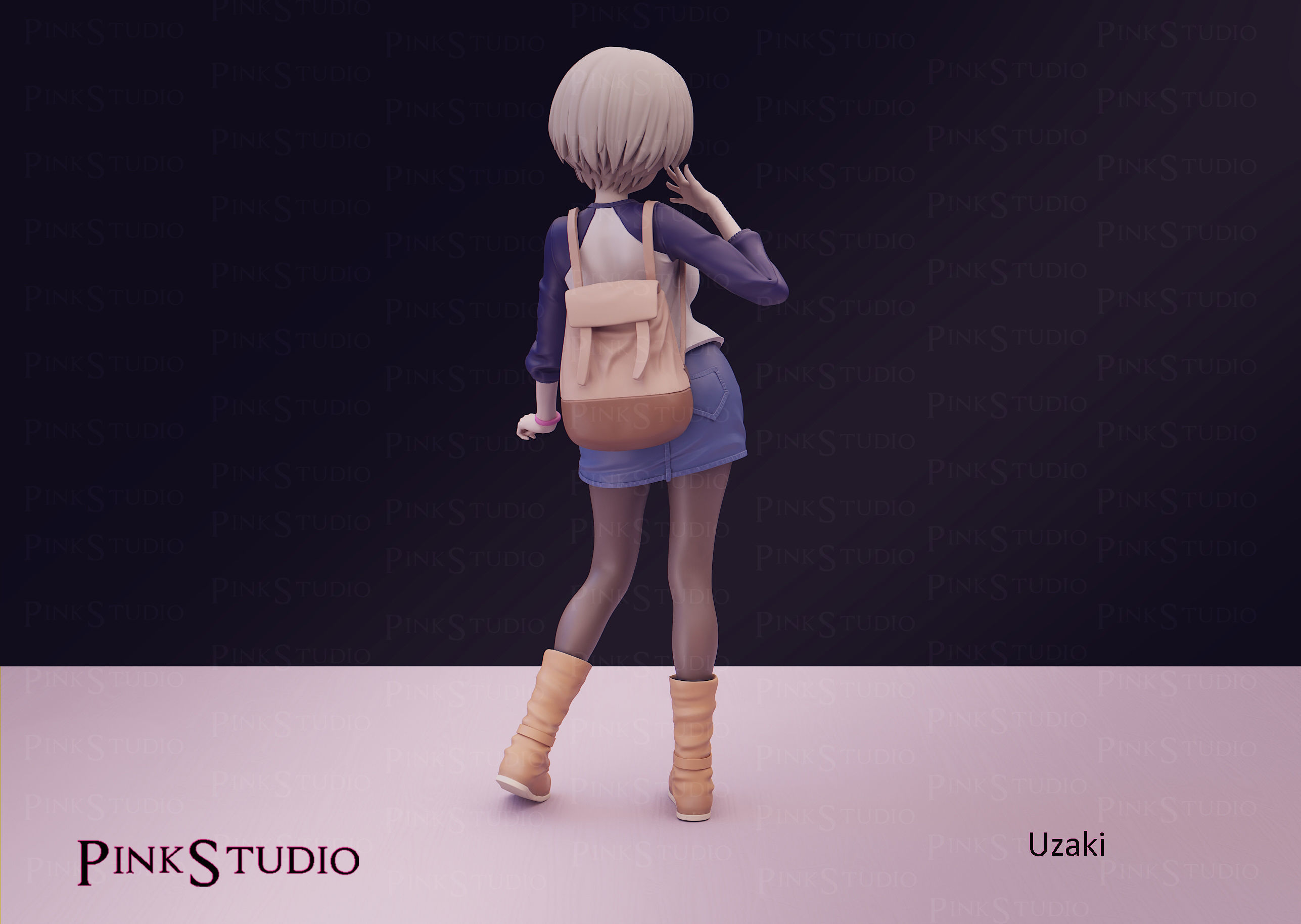 Uzaki-chan Wants to Hang Out - Hana Uzaki 3D print model_22