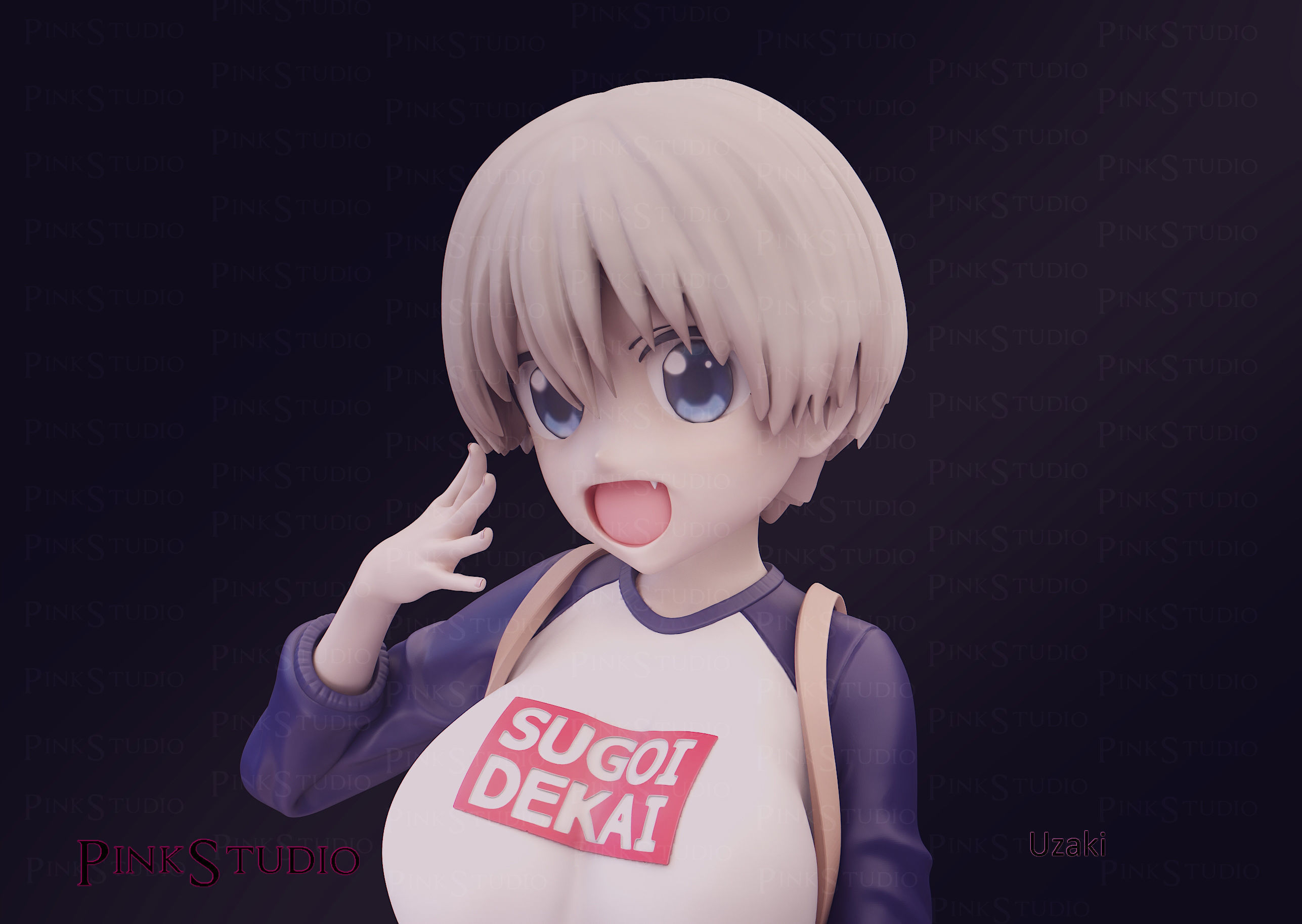 Uzaki-chan Wants to Hang Out - Hana Uzaki 3D print model_13