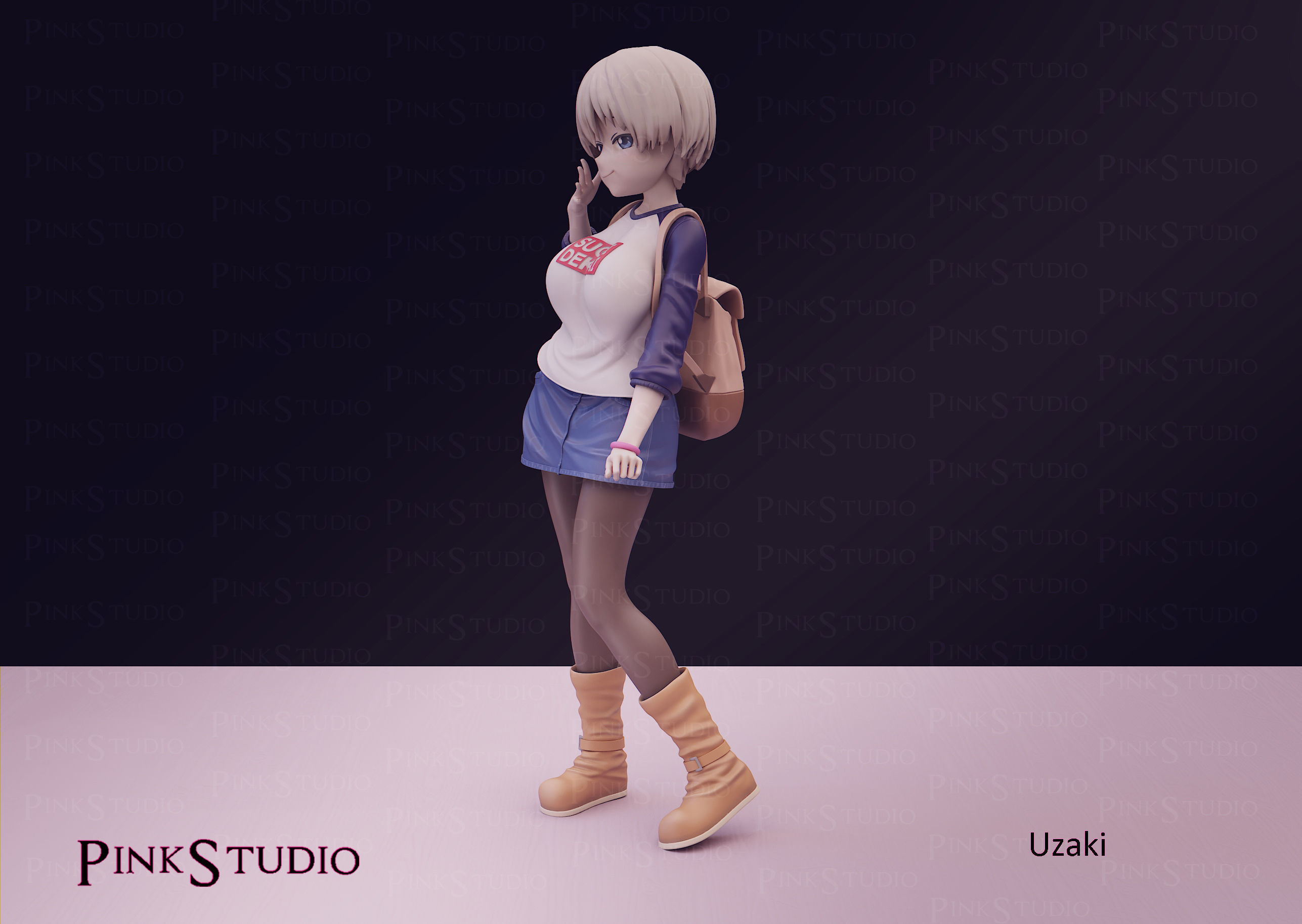 Uzaki-chan Wants to Hang Out - Hana Uzaki 3D print model_7