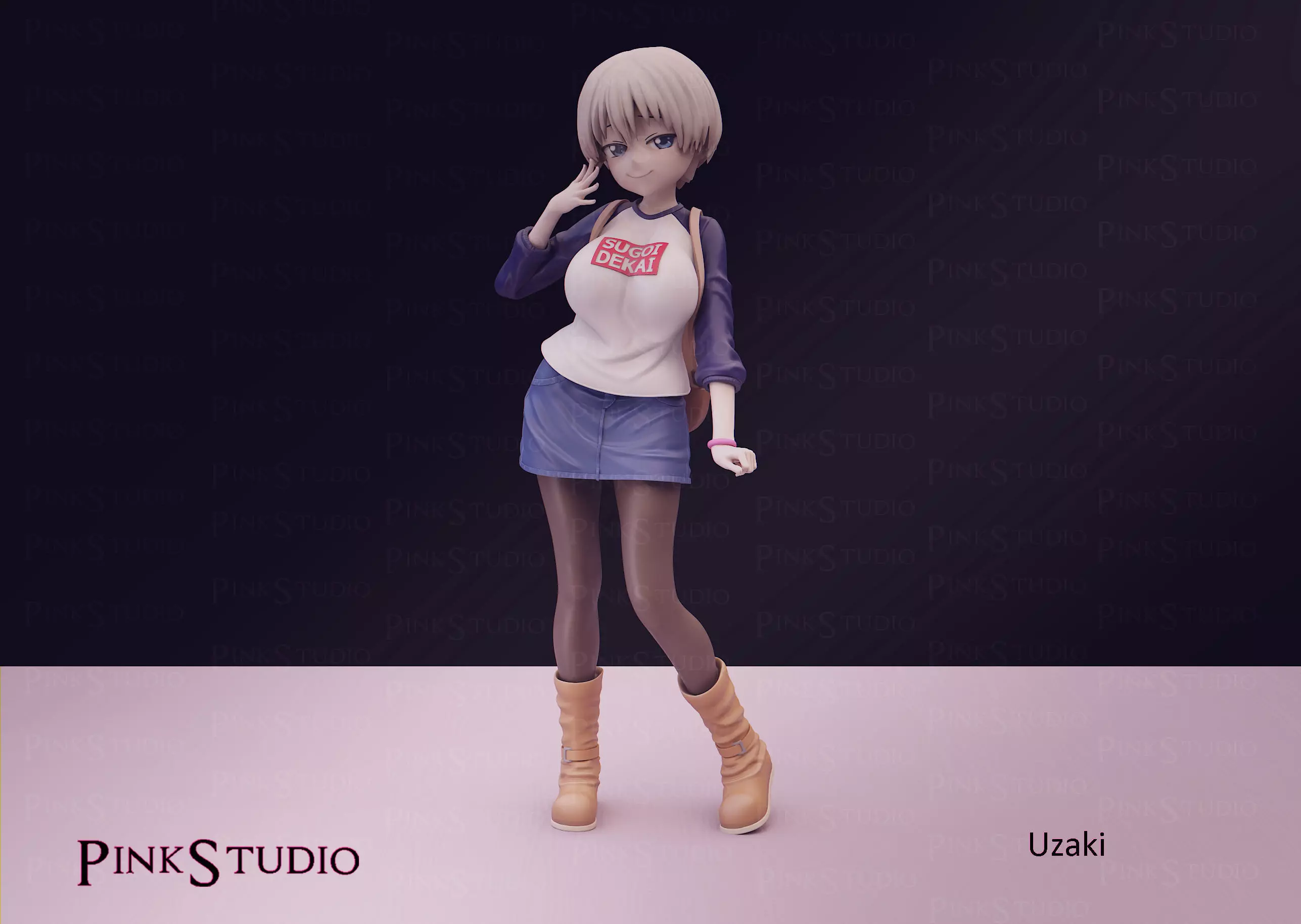 Uzaki-chan Wants to Hang Out - Hana Uzaki 3D print model_0