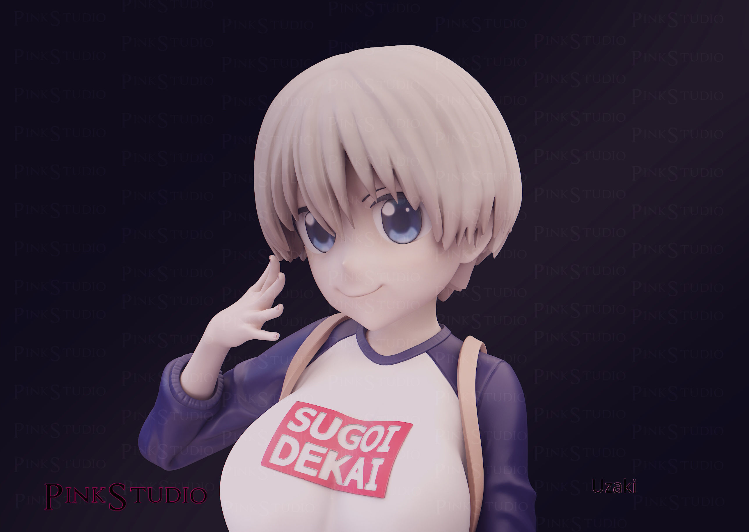 Uzaki-chan Wants to Hang Out - Hana Uzaki 3D print model_14