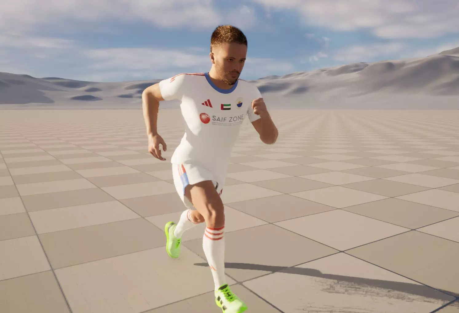 Miralem Pjanic PBR animated Low-poly 3D model