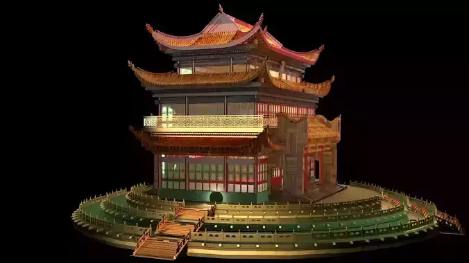 Chinese ancient  house 