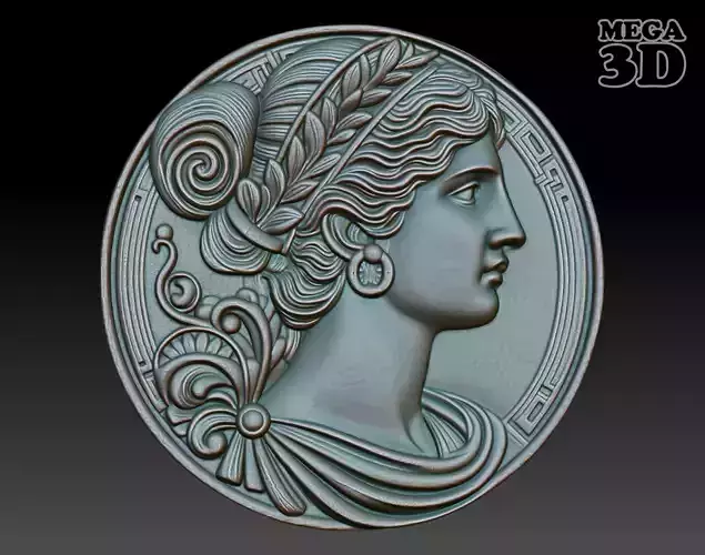 Roman Queen basrelief 16 241003