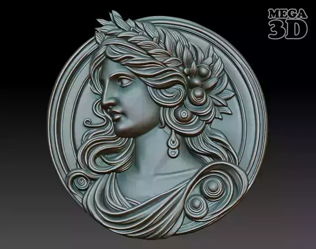 Roman Queen basrelief 15 241003