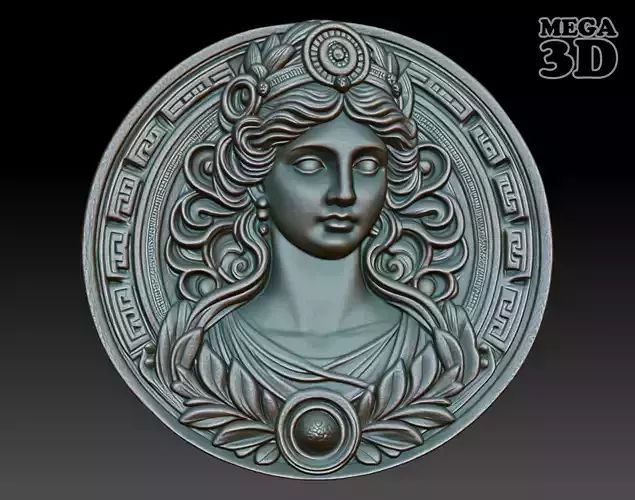 Roman Queen basrelief 14 241003