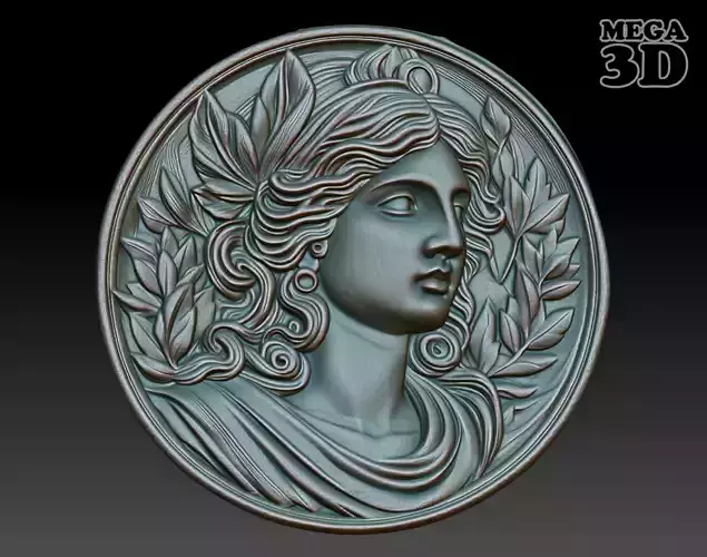 Roman Queen basrelief 12 241003