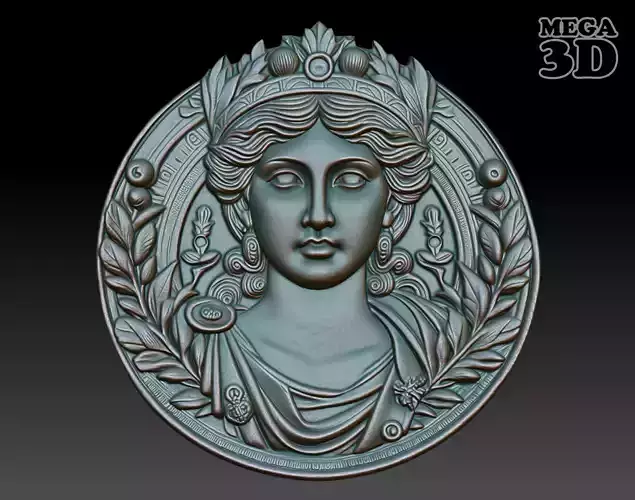 Roman Queen basrelief 11 241003