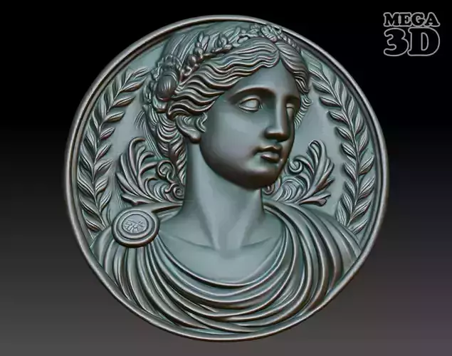 Roman Queen basrelief 10 241003