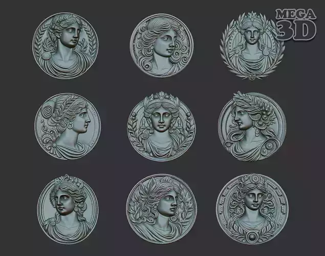 Roman Queen basrelief Pack B 241003