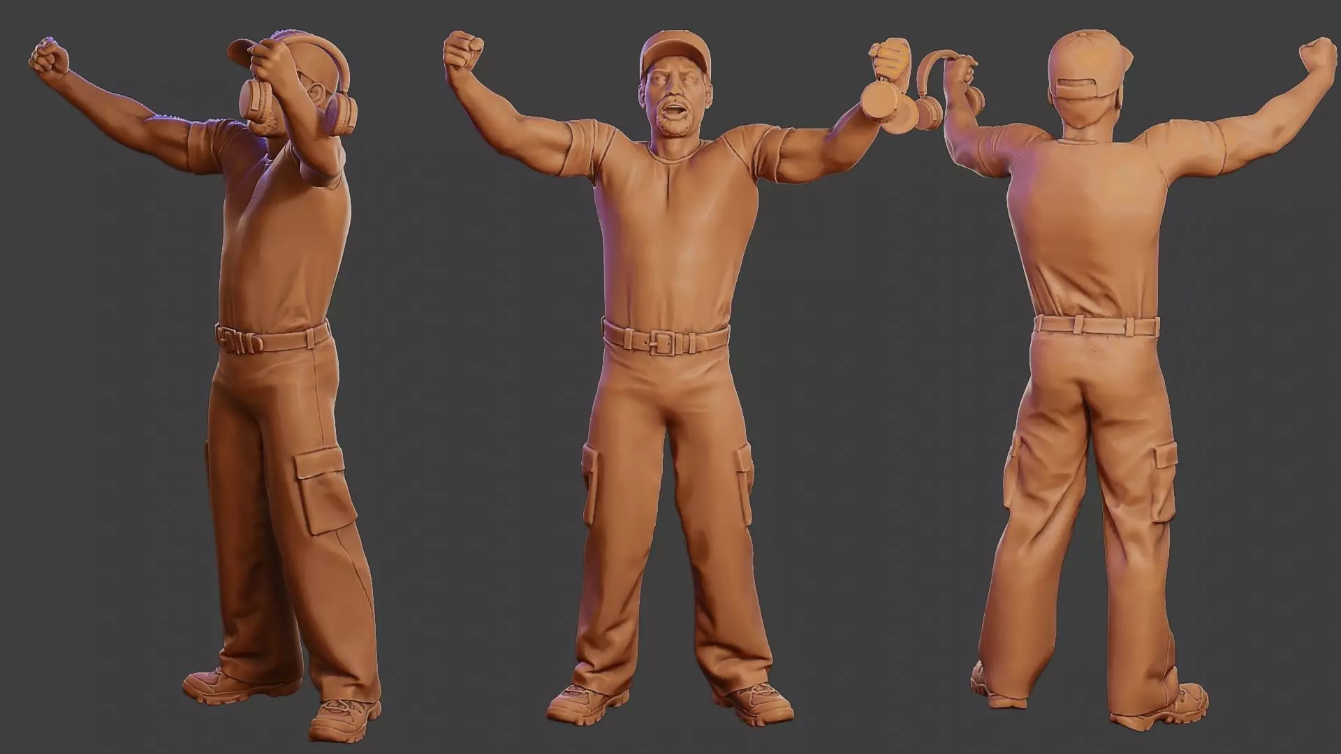 Male Music DJ MMDJM 006 3D print model