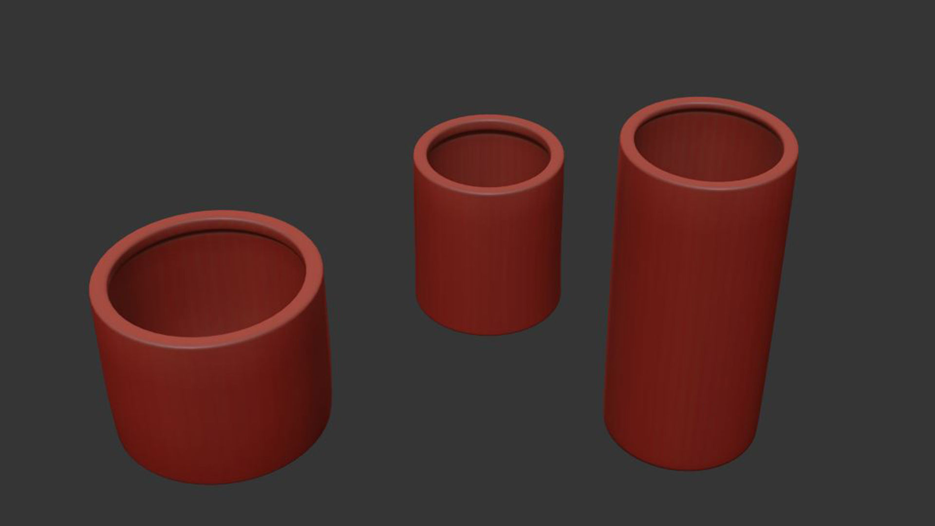 Light Sky Blue or White Vase 3D model_6