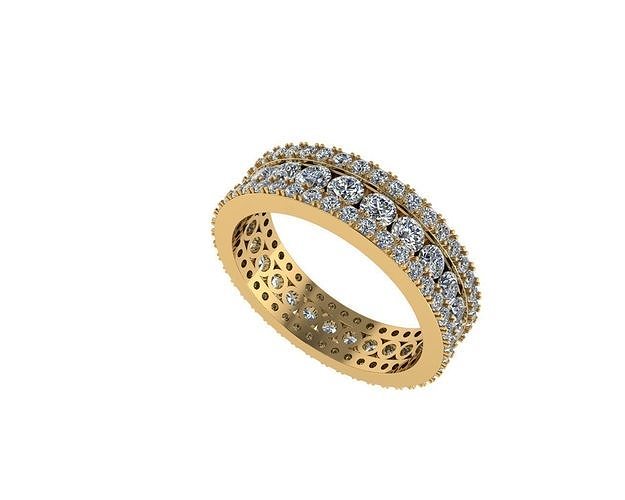 Women diamond ring 3d render 3D print model