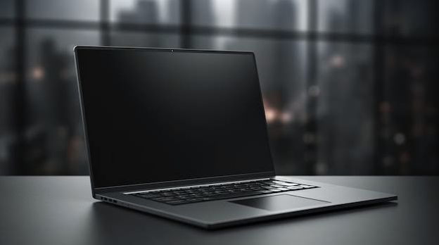 Smart Ai laptop Bujji 3d modal blender Low-poly 3D model_1