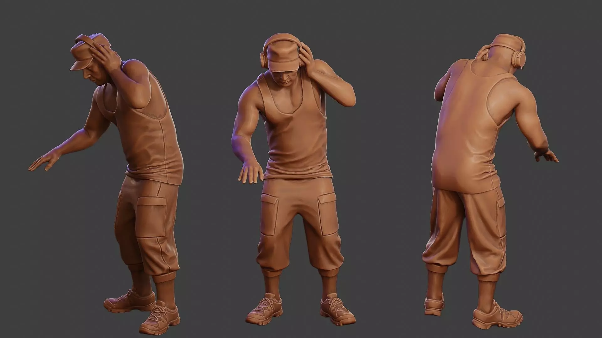 Male Music DJ MMDJM 010 3D print model