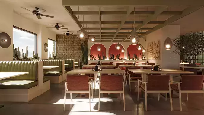 Mexican Restaurant  3D model