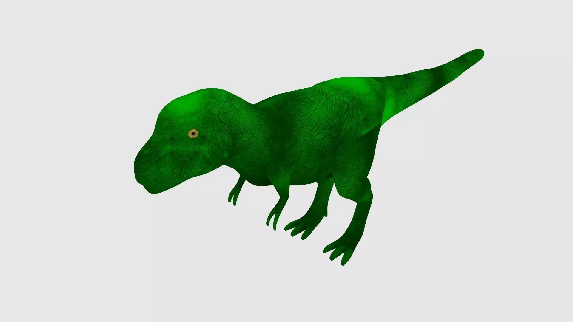 TRex Dinosaur Low-poly 3D model_0