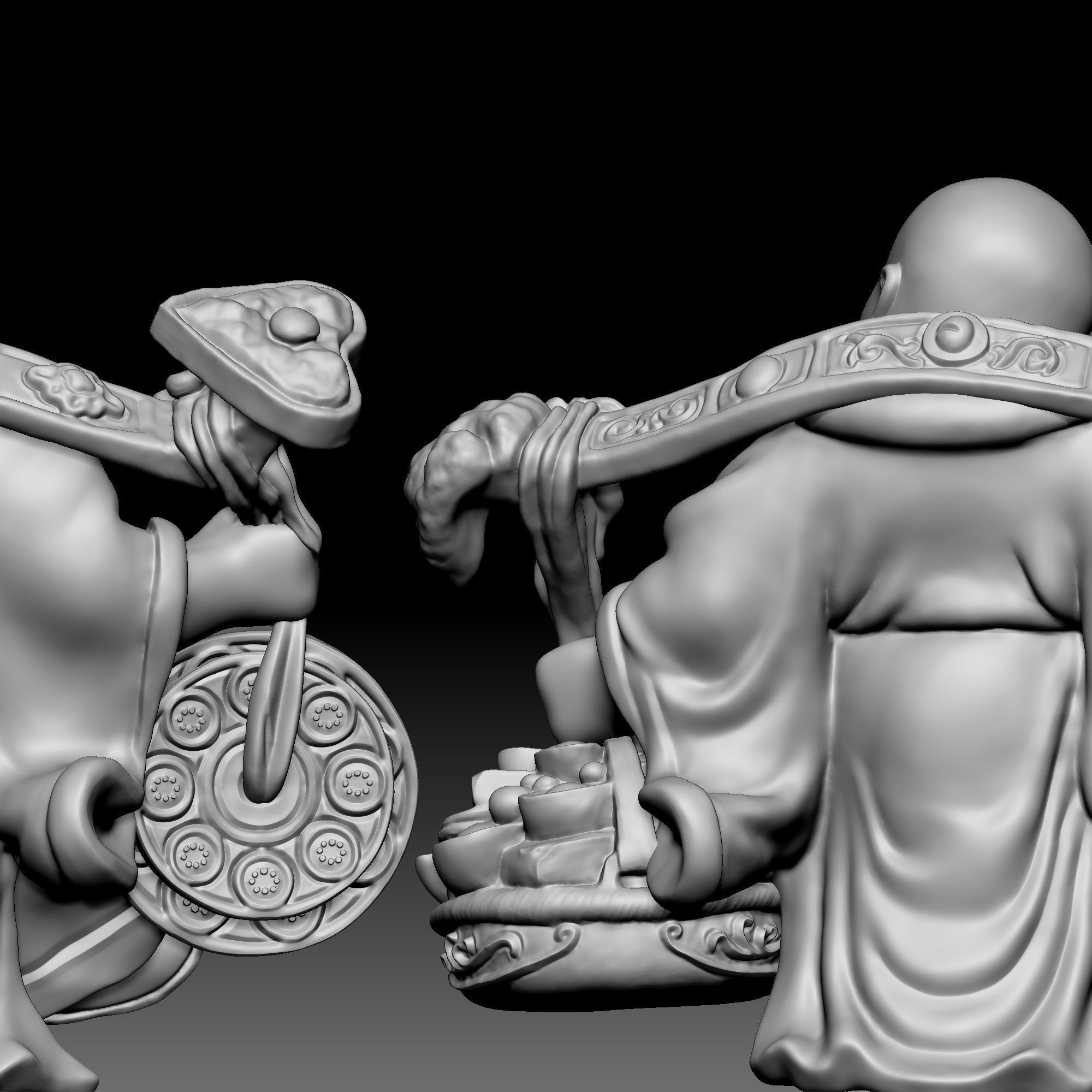 God of wealth 060 3D print model_7
