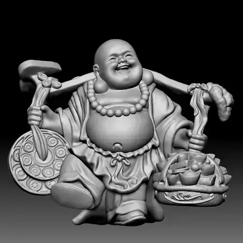 God of wealth 060 3D print model