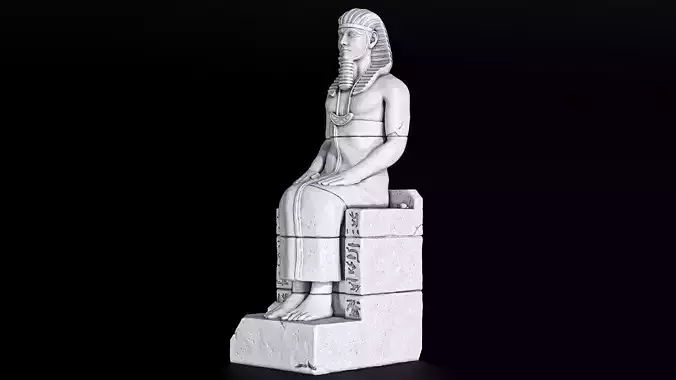 statue 3D print model