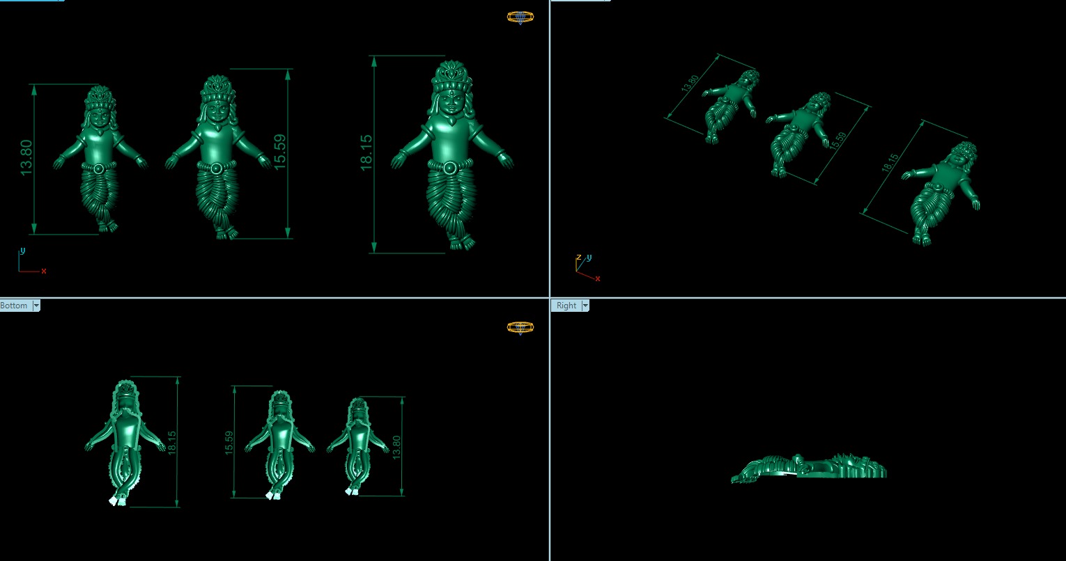 30 high-quality STL files of mixed jewelry designs 3D print model_27