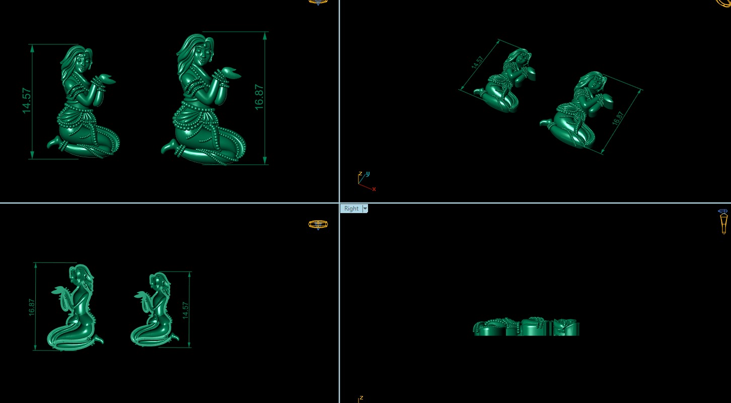 30 high-quality STL files of mixed jewelry designs 3D print model_29