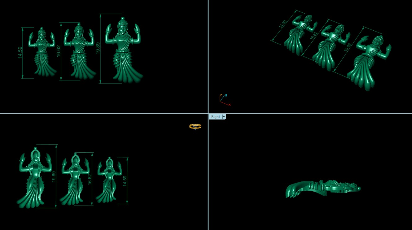 30 high-quality STL files of mixed jewelry designs 3D print model_8