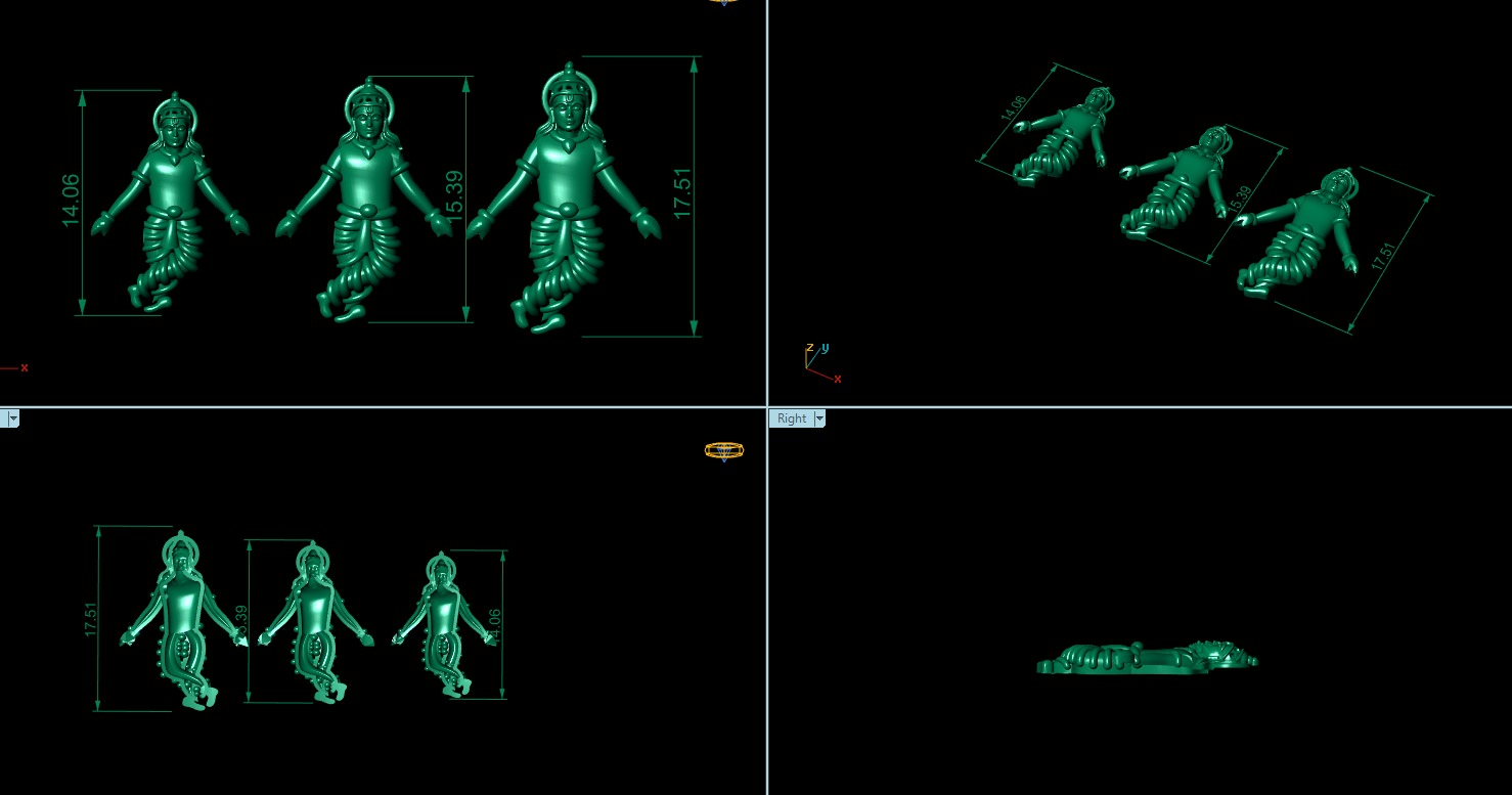 30 high-quality STL files of mixed jewelry designs 3D print model_24