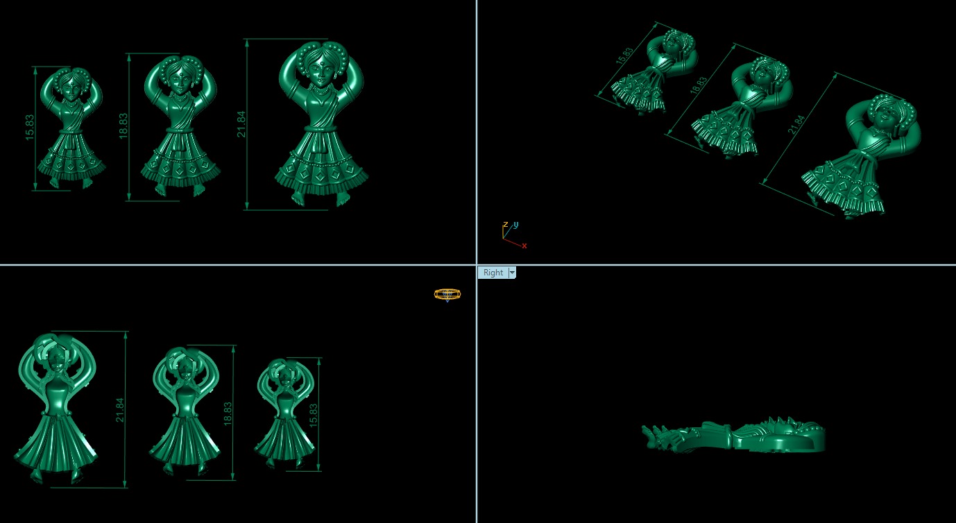 30 high-quality STL files of mixed jewelry designs 3D print model_6