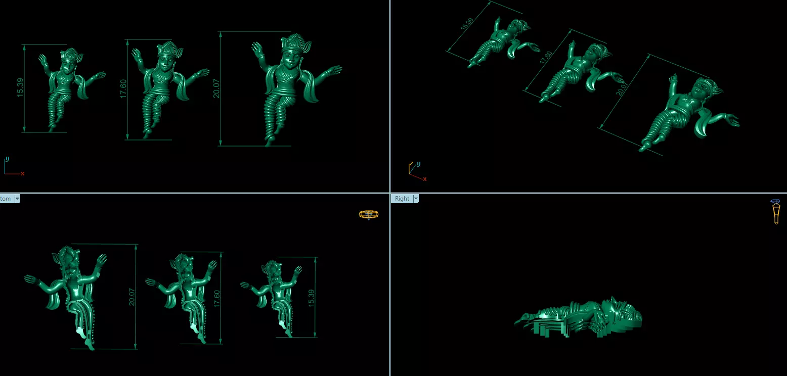 30 high-quality STL files of mixed jewelry designs 3D print model_0