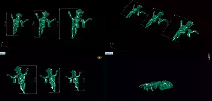 30 high-quality STL files of mixed jewelry designs