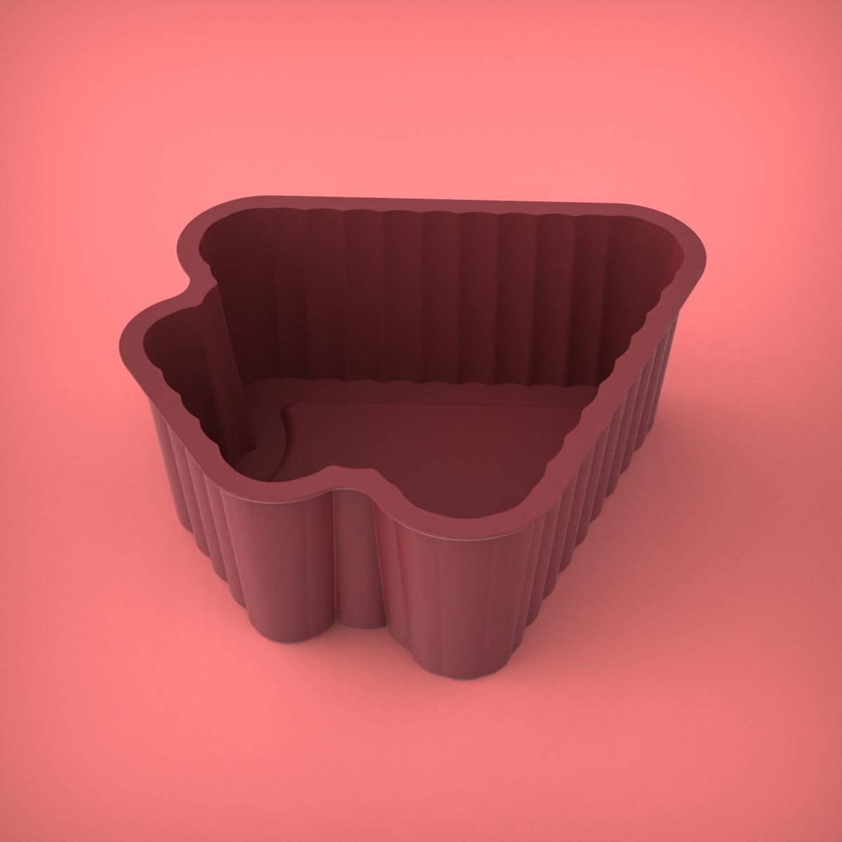 Muffin Cup 3D print model_2